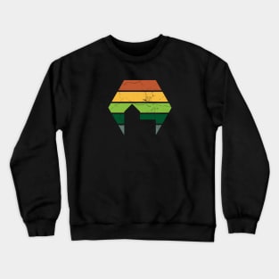 Catan Board Game City Sunset Crewneck Sweatshirt